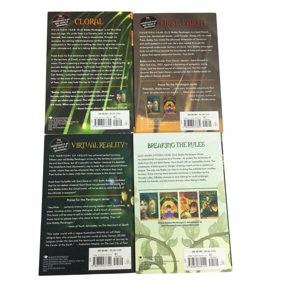 Pendragon Series By D.J. MacHale 2003 Four Book Bundle The Lost City of Faar - Picture 2 of 16